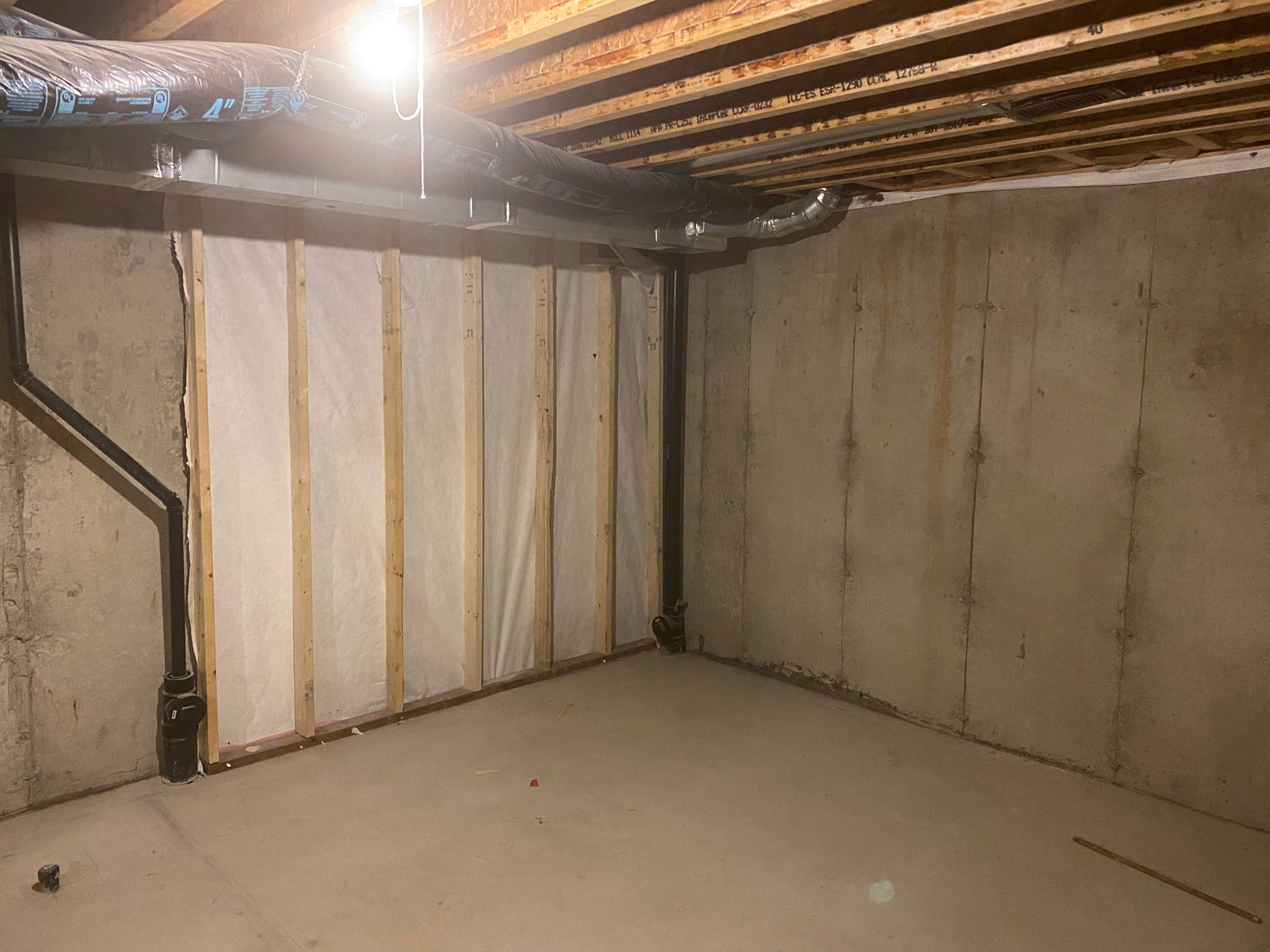 Drywall and insulation Drywall and insulation