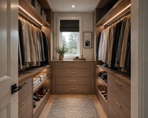 walk-in closet walk-in closet
